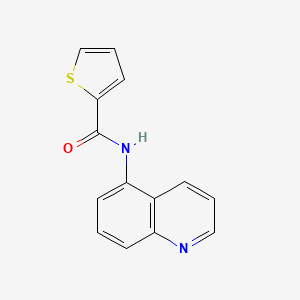 molecular formula C14H10N2OS B5740706 N-5-quinolinyl-2-thiophenecarboxamide 