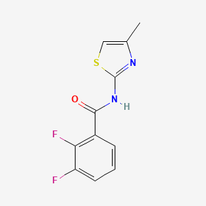 molecular formula C11H8F2N2OS B5740727 2,3-difluoro-N-(4-methyl-1,3-thiazol-2-yl)benzamide CAS No. 418791-31-8