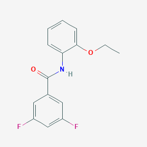 molecular formula C15H13F2NO2 B5740729 N-(2-ethoxyphenyl)-3,5-difluorobenzamide 