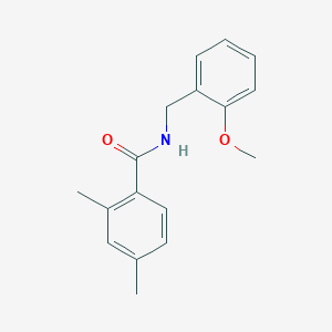 molecular formula C17H19NO2 B5740735 N-(2-methoxybenzyl)-2,4-dimethylbenzamide CAS No. 701221-58-1