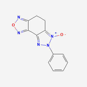 molecular formula C12H9N5O2 B5740821 7-phenyl-5,7-dihydro-4H-[1,2,3]triazolo[4,5-e][2,1,3]benzoxadiazole 6-oxide 