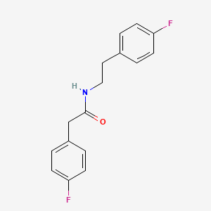 molecular formula C16H15F2NO B5740837 2-(4-fluorophenyl)-N-[2-(4-fluorophenyl)ethyl]acetamide 