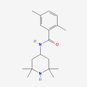 molecular formula C18H28N2O B5740851 2,5-dimethyl-N-(2,2,6,6-tetramethyl-4-piperidinyl)benzamide 