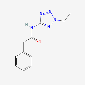 molecular formula C11H13N5O B5740875 N-(2-ethyl-2H-tetrazol-5-yl)-2-phenylacetamide 