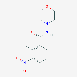 molecular formula C12H15N3O4 B5740879 2-methyl-N-4-morpholinyl-3-nitrobenzamide CAS No. 5542-81-4