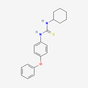 molecular formula C19H22N2OS B5740961 N-cyclohexyl-N'-(4-phenoxyphenyl)thiourea 