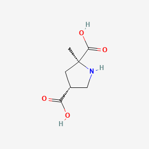 (2S,4R)-2-Methylpyrrolidine-2,4-dicarboxylic acid