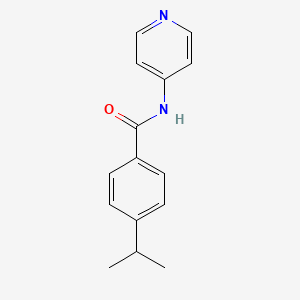 molecular formula C15H16N2O B5741082 4-isopropyl-N-4-pyridinylbenzamide 
