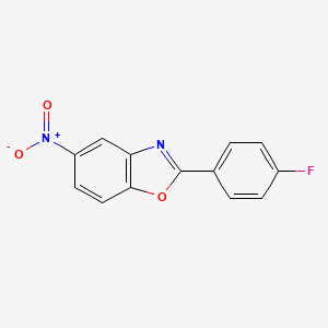 molecular formula C13H7FN2O3 B5741083 2-(4-fluorophenyl)-5-nitro-1,3-benzoxazole 