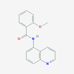 molecular formula C17H14N2O2 B5741087 2-methoxy-N-5-quinolinylbenzamide 