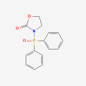 molecular formula C15H14NO3P B5741089 3-(diphenylphosphoryl)-1,3-oxazolidin-2-one 
