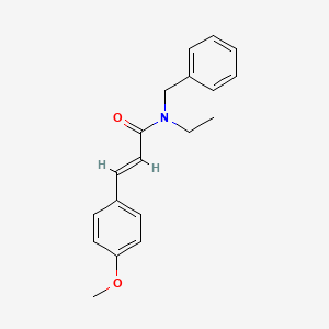 molecular formula C19H21NO2 B5741144 N-benzyl-N-ethyl-3-(4-methoxyphenyl)acrylamide 