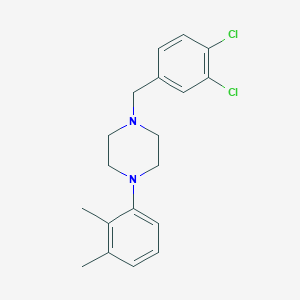 1-(3,4-dichlorobenzyl)-4-(2,3-dimethylphenyl)piperazine
