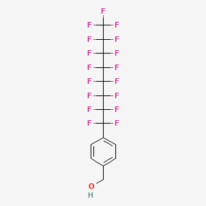 [4-(Heptadecafluorooctyl)phenyl]methanol