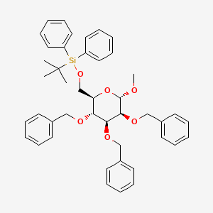 Methyl 2,3,4-tri-O-benzyl-6-O-tert-butyldiphenylsilyl-A-D-mannopyranoside