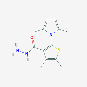 molecular formula C13H17N3OS B5741182 2-(2,5-dimethyl-1H-pyrrol-1-yl)-4,5-dimethyl-3-thiophenecarbohydrazide 