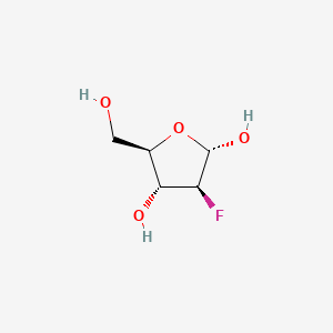 molecular formula C5H9FO4 B574119 2-Deoxy-2-fluoro-alpha-d-arabinofuranose CAS No. 172102-39-5