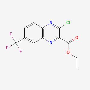 Ethyl 3-chloro-7-(trifluoromethyl)quinoxaline-2-carboxylate