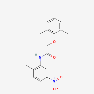 molecular formula C18H20N2O4 B5741214 2-(mesityloxy)-N-(2-methyl-5-nitrophenyl)acetamide 