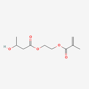 molecular formula C10H16O5 B574122 2-(2-Methyl-2-propenoyloxy)ethyl 3-hydroxybutanoate CAS No. 169518-50-7