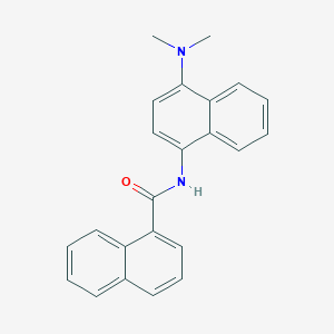 molecular formula C23H20N2O B5741254 N-[4-(dimethylamino)-1-naphthyl]-1-naphthamide 