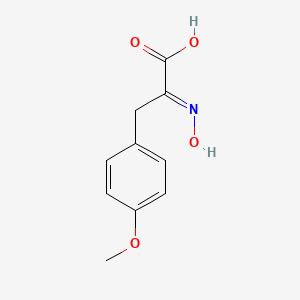 molecular formula C10H11NO4 B5741265 2-(羟亚氨基)-3-(4-甲氧基苯基)丙酸 