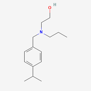 molecular formula C15H25NO B5741272 2-[(4-isopropylbenzyl)(propyl)amino]ethanol 