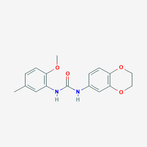 N-(2,3-dihydro-1,4-benzodioxin-6-yl)-N'-(2-methoxy-5-methylphenyl)urea