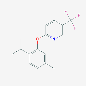 2-(2-isopropyl-5-methylphenoxy)-5-(trifluoromethyl)pyridine