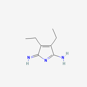 3,4-Diethyl-2-imino-2H-pyrrol-5-amine