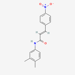N-(3,4-dimethylphenyl)-3-(4-nitrophenyl)acrylamide