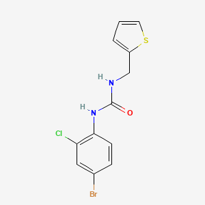 molecular formula C12H10BrClN2OS B5741469 N-(4-bromo-2-chlorophenyl)-N'-(2-thienylmethyl)urea 