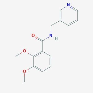 molecular formula C15H16N2O3 B5741477 2,3-dimethoxy-N-(3-pyridinylmethyl)benzamide 