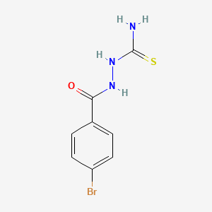 molecular formula C8H8BrN3OS B5741549 2-(4-bromobenzoyl)hydrazinecarbothioamide 