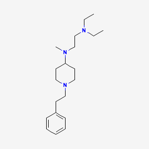 N,N-diethyl-N'-methyl-N'-[1-(2-phenylethyl)-4-piperidinyl]-1,2-ethanediamine