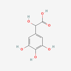 molecular formula C8H8O6 B574169 Hydroxy(3,4,5-trihydroxyphenyl)acetic acid CAS No. 189506-56-7