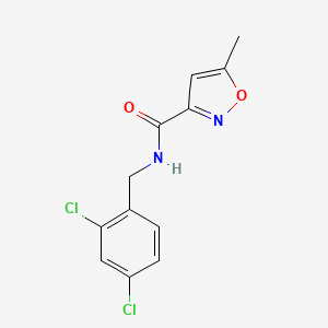 molecular formula C12H10Cl2N2O2 B5741742 N-(2,4-dichlorobenzyl)-5-methyl-3-isoxazolecarboxamide 