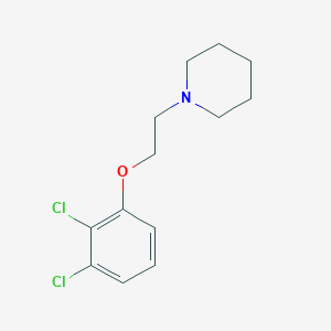 molecular formula C13H17Cl2NO B5741778 1-[2-(2,3-dichlorophenoxy)ethyl]piperidine 