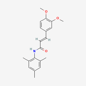 molecular formula C20H23NO3 B5741792 3-(3,4-dimethoxyphenyl)-N-mesitylacrylamide 