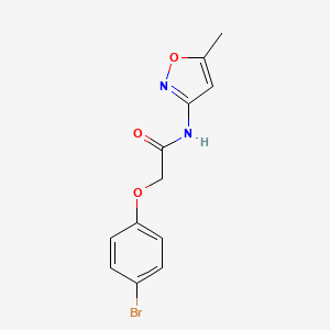 molecular formula C12H11BrN2O3 B5741794 2-(4-bromophenoxy)-N-(5-methyl-3-isoxazolyl)acetamide 
