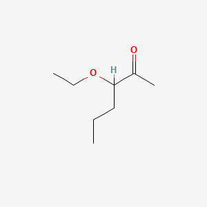 molecular formula C8H16O2 B574182 3-Ethoxyhexan-2-one CAS No. 161974-03-4