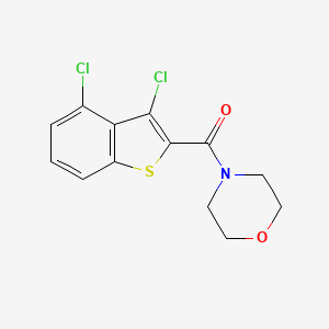 molecular formula C13H11Cl2NO2S B5741884 4-[(3,4-dichloro-1-benzothien-2-yl)carbonyl]morpholine 