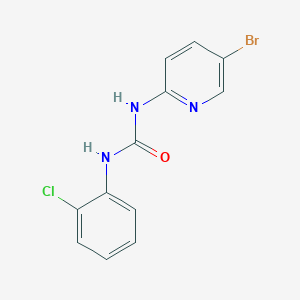 molecular formula C12H9BrClN3O B5742016 N-(5-bromo-2-pyridinyl)-N'-(2-chlorophenyl)urea 