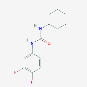 molecular formula C13H16F2N2O B5742048 N-cyclohexyl-N'-(3,4-difluorophenyl)urea 