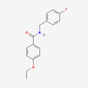 molecular formula C16H16FNO2 B5742061 4-ethoxy-N-(4-fluorobenzyl)benzamide 