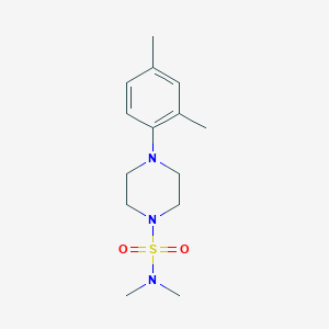 molecular formula C14H23N3O2S B5742101 4-(2,4-dimethylphenyl)-N,N-dimethyl-1-piperazinesulfonamide 