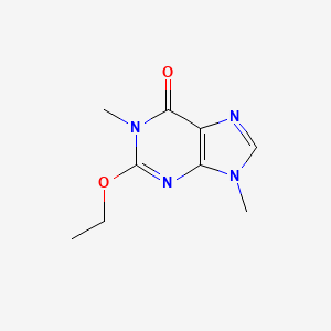 molecular formula C9H12N4O2 B5742106 2-ethoxy-1,9-dimethyl-1,9-dihydro-6H-purin-6-one 