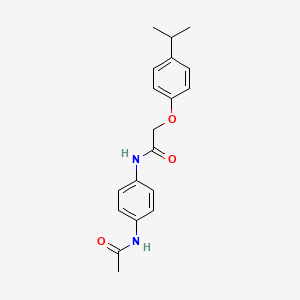 N-[4-(acetylamino)phenyl]-2-(4-isopropylphenoxy)acetamide