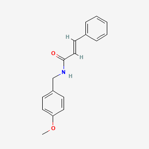 molecular formula C17H17NO2 B5742144 N-(4-甲氧基苄基)-3-苯基丙烯酰胺 