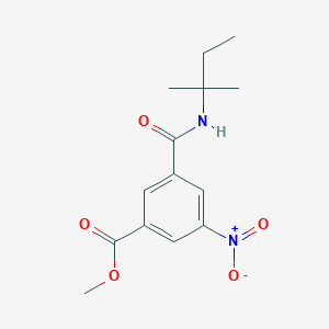 methyl 3-{[(1,1-dimethylpropyl)amino]carbonyl}-5-nitrobenzoate